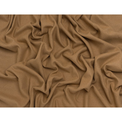 Recycled Brushed Wool Blend Twill Coating - Desert Beige - Made in Italy - Maeve Collection - Full