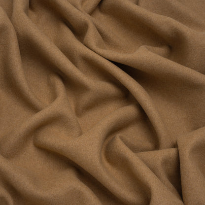 Recycled Brushed Wool Blend Twill Coating - Desert Beige - Made in Italy - Maeve Collection
