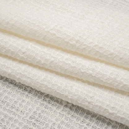 Wool Blend Boucle Made in Italy - Off White