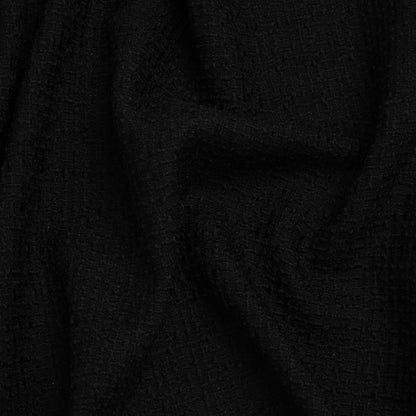 Wool Blend Boucle Made in Italy - Black