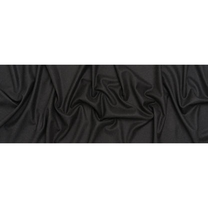 Brushed Virgin Wool Twill Made in Italy - Heathered Anthracite Gray