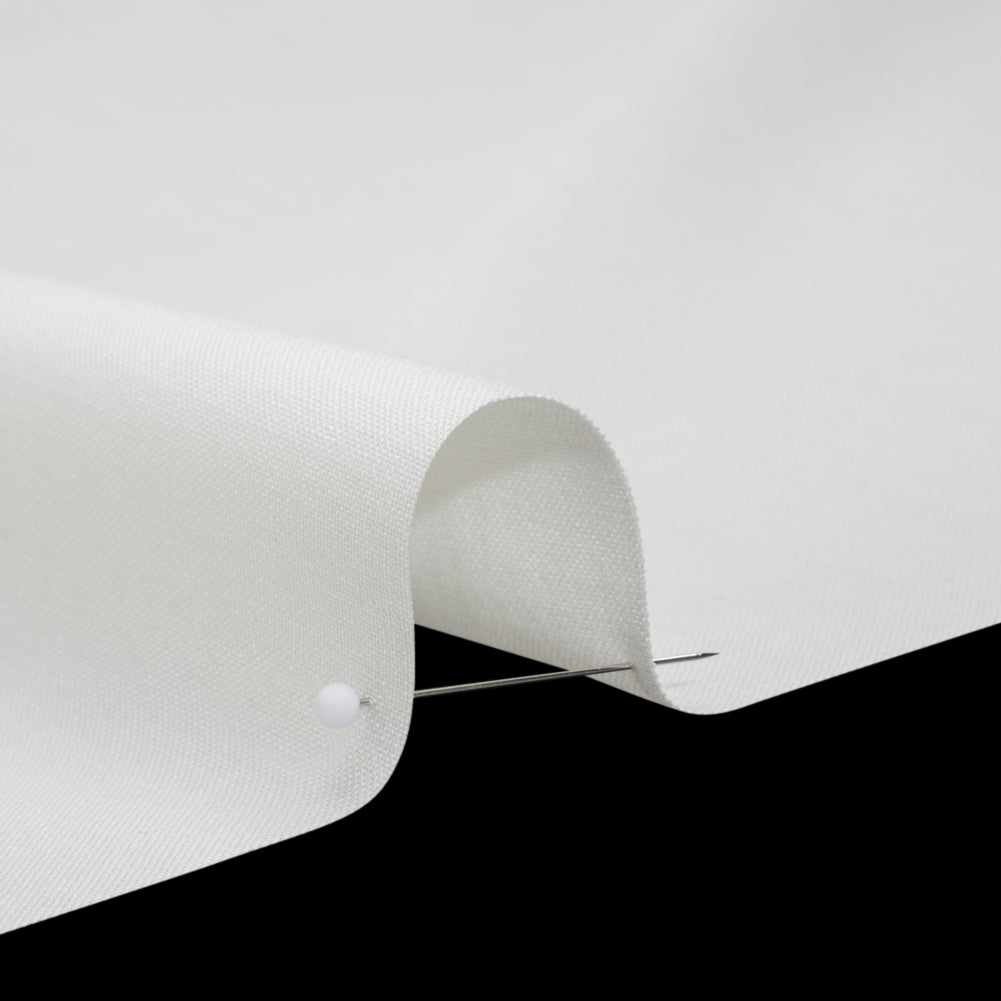 Virgin Wool Suiting Made in Italy - White