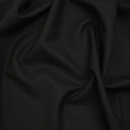 Virgin Wool Suiting Made in Italy - Black