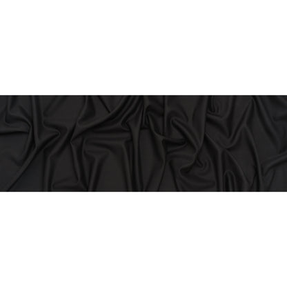 Super 120 Virgin Wool Suiting Made in Italy - Black Full