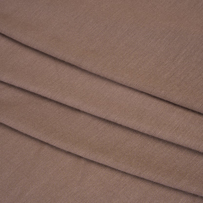 Stretch Rayon Jersey - Mocha Brown - Deadstock
