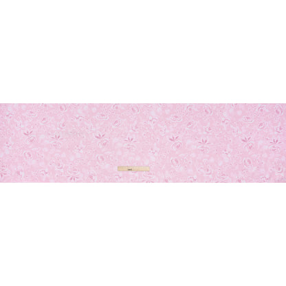 Cotton Jersey - Pink and White Floral - Deadstock
