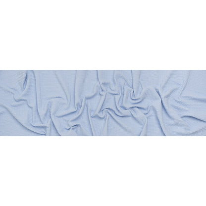 Ruched Stretch Modal and Cotton Double Knit - Pale Blue - Deadstock