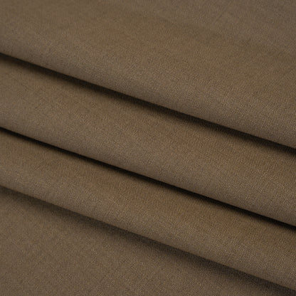 Super 110 Wool Suiting - Light Brown - Deadstock