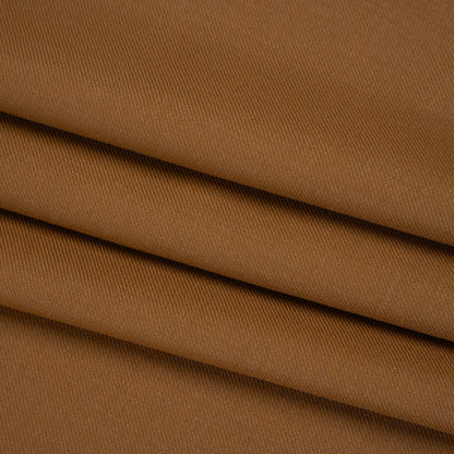 Super 120 Wool Twill Suiting - Caramel - Deadstock
