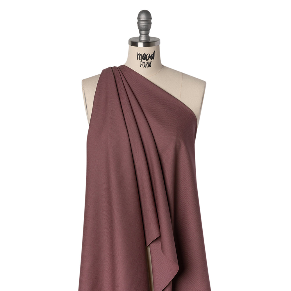 Wool Suiting - Dusty Plum - Deadstock