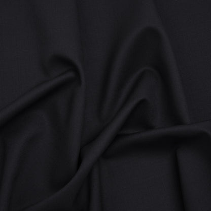 Super 100 Wool Twill Suiting - Navy - Deadstock