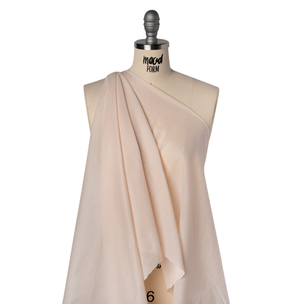 Cotton Lawn - Pale Peach - Deadstock