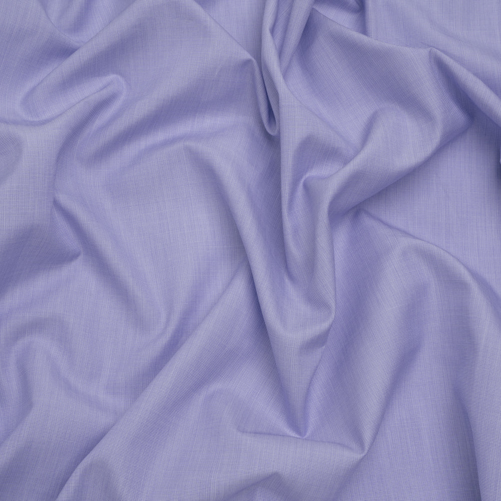 Cotton Shirting - Violet Storm Heathered - Deadstock