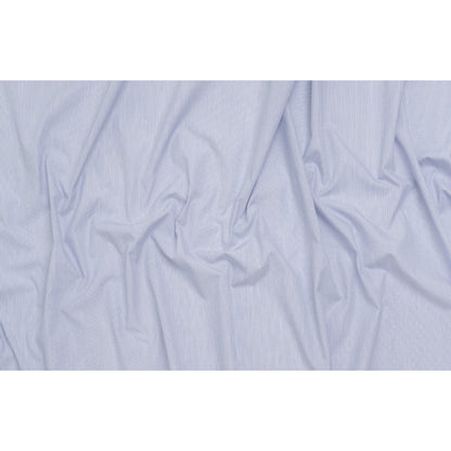 Cotton Shirting - Dark Blue and White Pinstripes - Deadstock