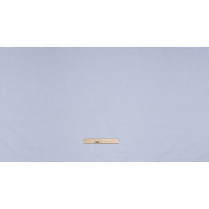 Cotton Twill Shirting - Blue and White Graph Paper Checks - Deadstock