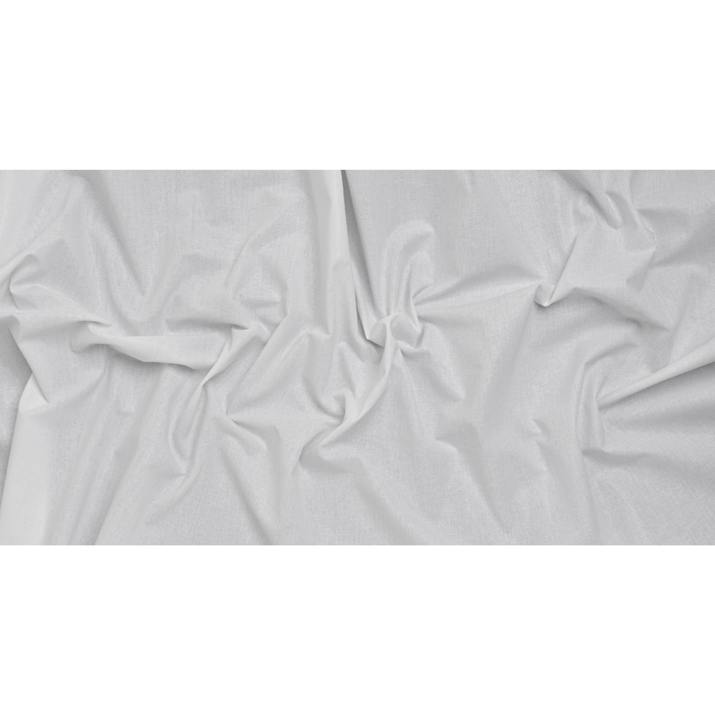 Fusible Cotton Woven Interlining - White - Deadstock