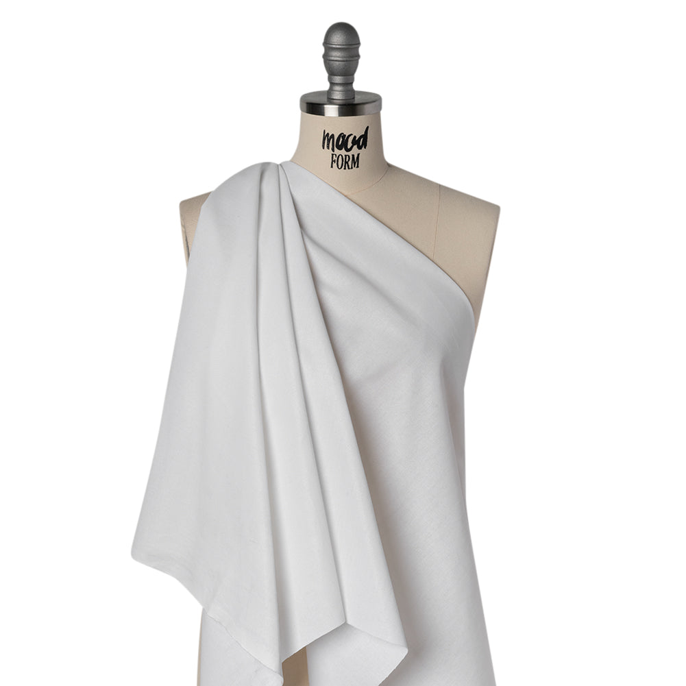 Fusible Cotton Woven Interlining - White - Deadstock