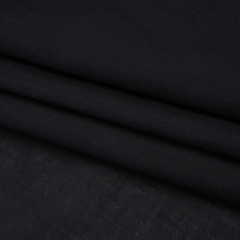 Woven Polyester Interfacing - Black - Deadstock