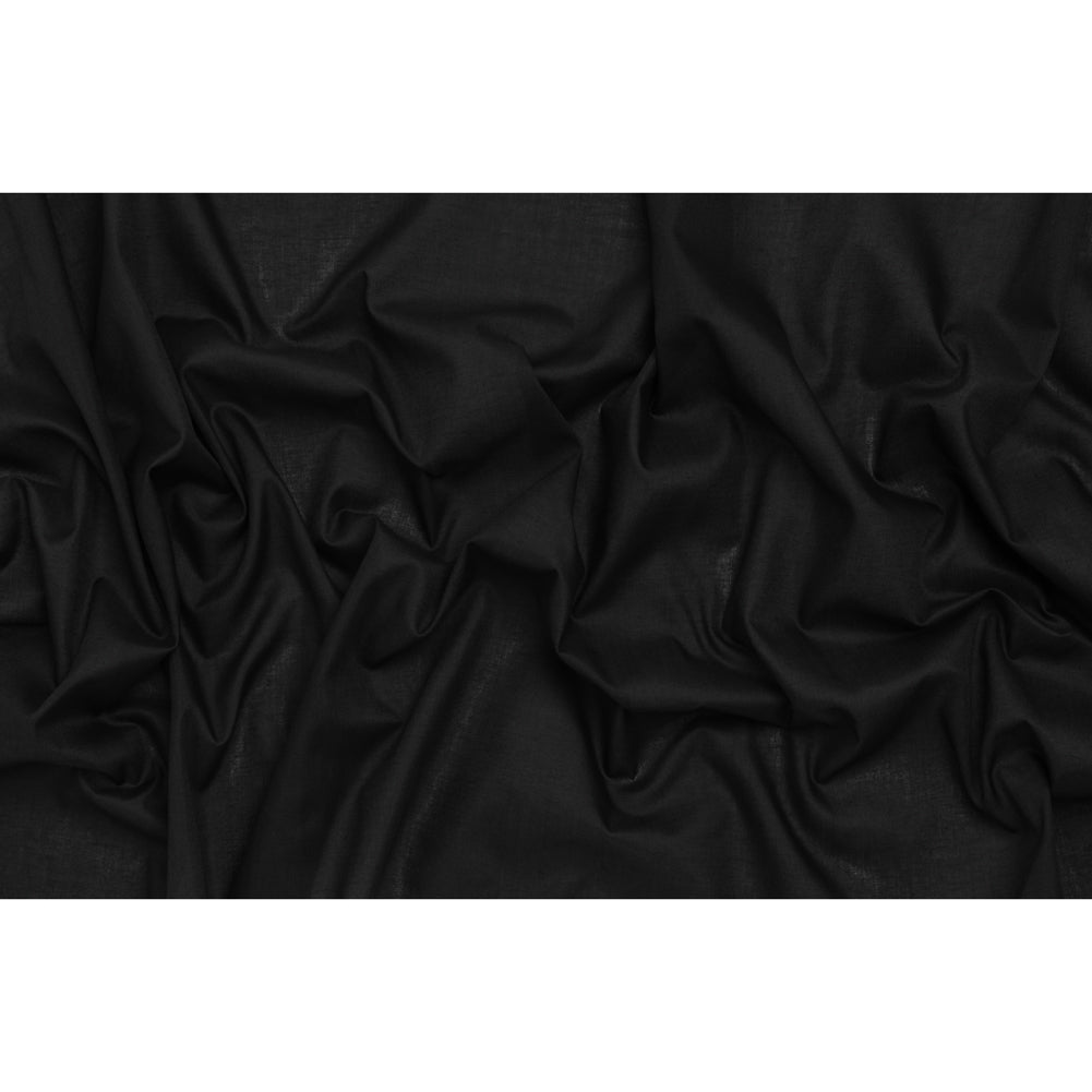 Woven Polyester Interfacing - Black - Deadstock