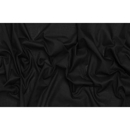 Woven Polyester Interfacing - Black - Deadstock