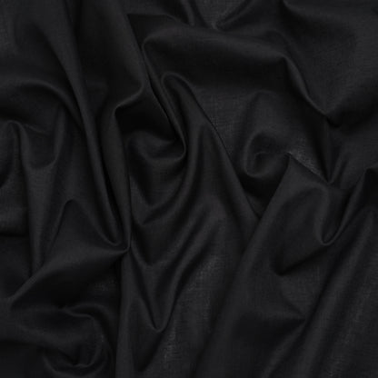 Woven Polyester Interfacing - Black - Deadstock
