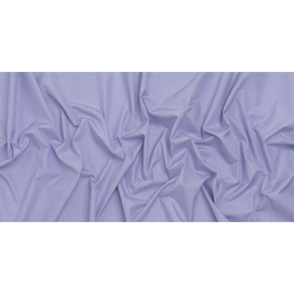 Cotton Shirting - Blue and White Striated - Deadstock