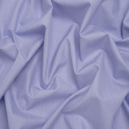 Cotton Shirting - Blue and White Striated - Deadstock