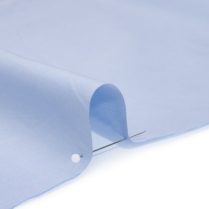 Cotton Oxford Shirting - Sky Blue - Deadstock