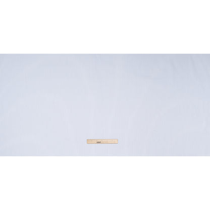 Cotton Twill Shirting - Light Blue and White Stripes - Deadstock