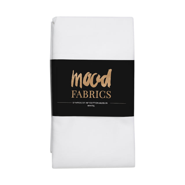 Cotton Muslin 5-yard Bundle - White 46"