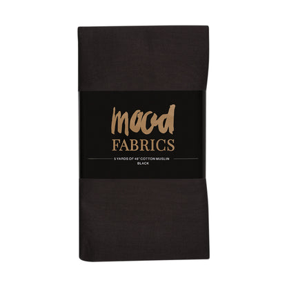 Cotton Muslin 5-yard Bundle - Black 46"