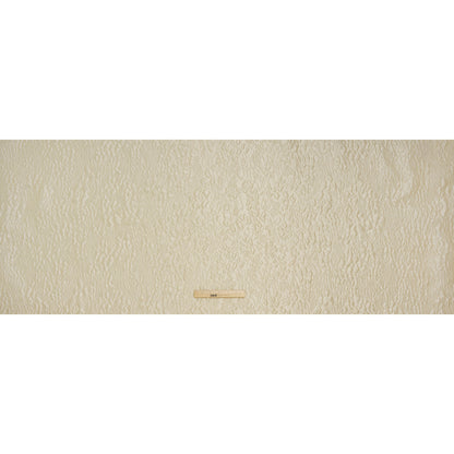 Luminous Polyester Brocade - Ivory Flowers and Lines - Deadstock - Full