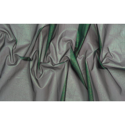 Metallic Organza Lame - Emerald Green - Deadstock - Full