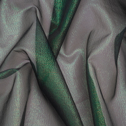 Metallic Organza Lame - Emerald Green - Deadstock
