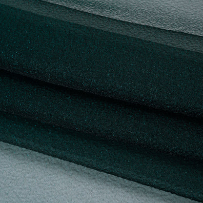 Metallic Shimmer Bubble Organza - Teal - Deadstock Folded