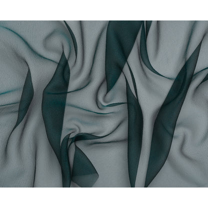 Metallic Shimmer Bubble Organza - Teal - Deadstock - Full
