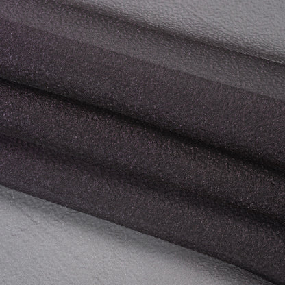 Metallic Shimmer Bubble Organza - Plum Purple - Deadstock Folded