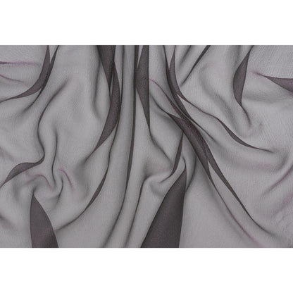 Metallic Shimmer Bubble Organza - Plum Purple - Deadstock - Full