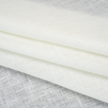 Lightweight Linen Woven by Max Alexander - Cream Folded