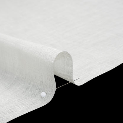 Lightweight Linen Woven by Max Alexander - Cream Detail