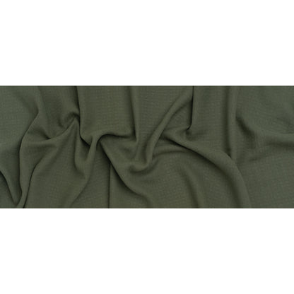 Linen and Cotton Waffle Woven Made in Italy - Sage Green