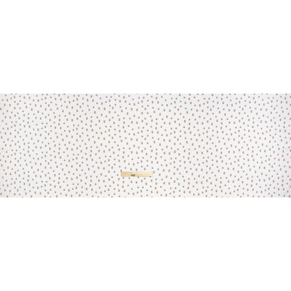 Stretch Nylon Jersey Print by Montce - Pink, Dark Green and Cream Floral Ditsy - Designer Deadstock