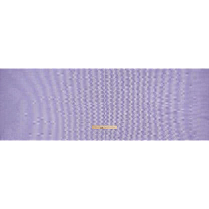 Stretch Polyester Eyelet Knit by Montce - Lavender Zig Zags - Designer Deadstock