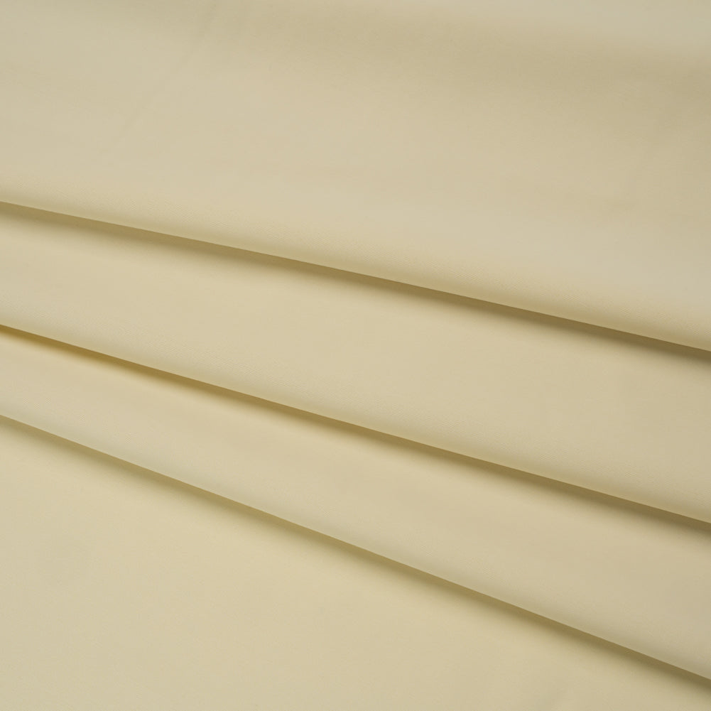 Stretch Nylon Tricot by Montce - Pale Beige - Designer Deadstock - Folded