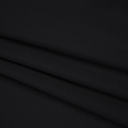 Stretch Nylon Tricot by Montce - Black - Designer Deadstock