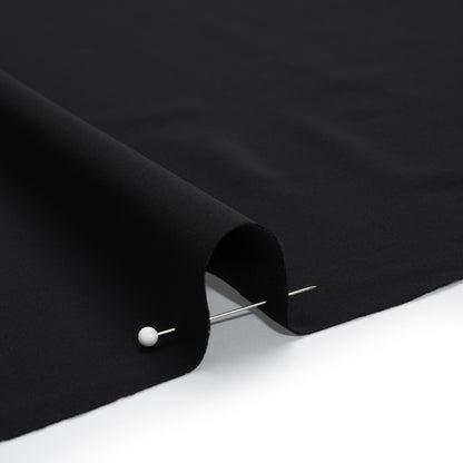 Stretch Nylon Tricot by Montce - Black - Designer Deadstock