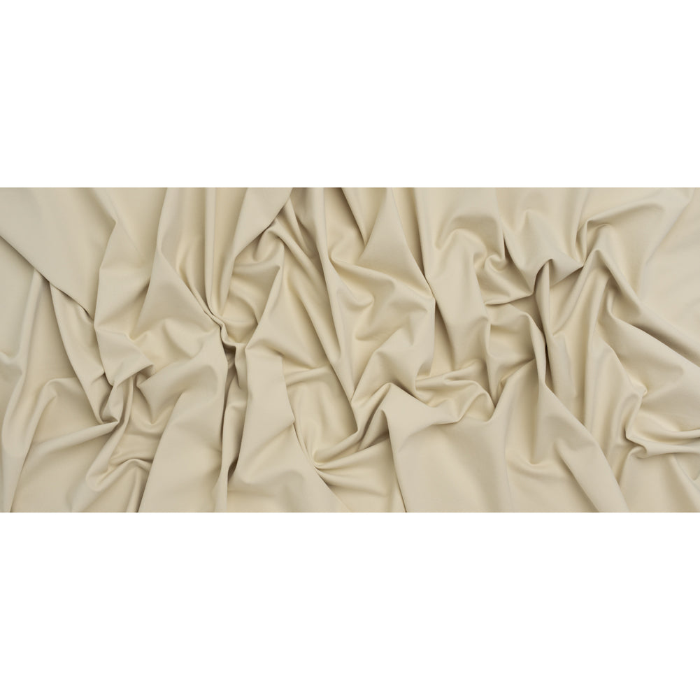 Stretch Polyester Jersey by Montce - Oat Beige - Designer Deadstock - Full
