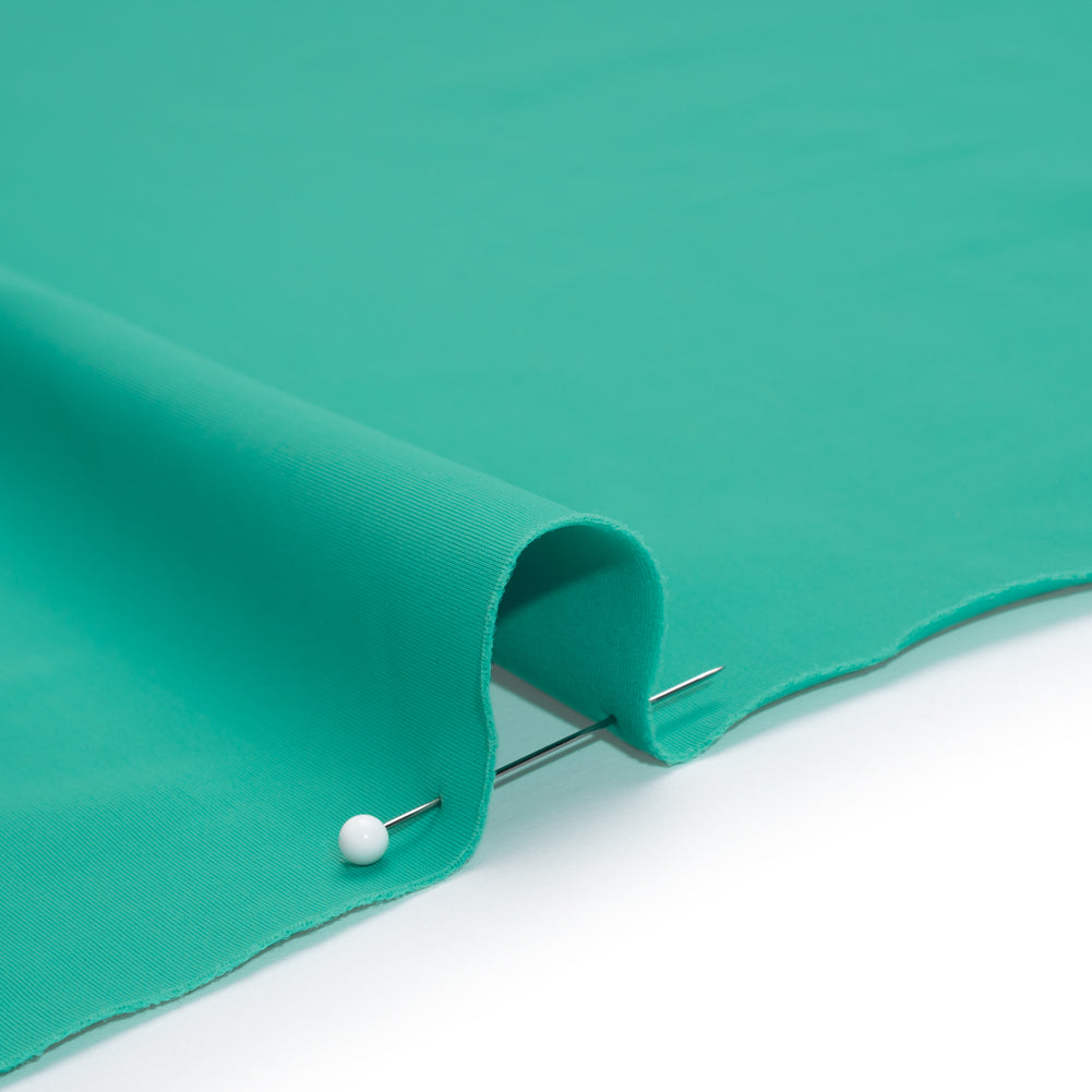 Stretch Nylon Tricot by Montce - Atlantis Green - Designer Deadstock - Detail