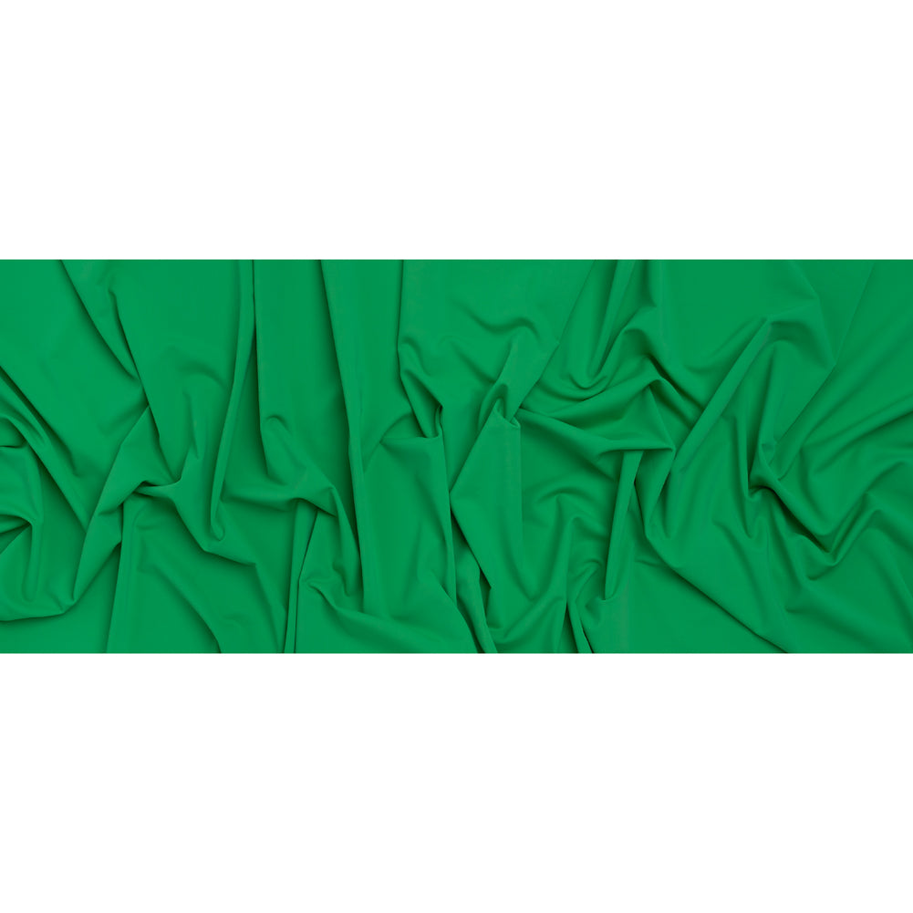 Stretch Nylon Tricot by Montce - Irish Green - Designer Deadstock - Full