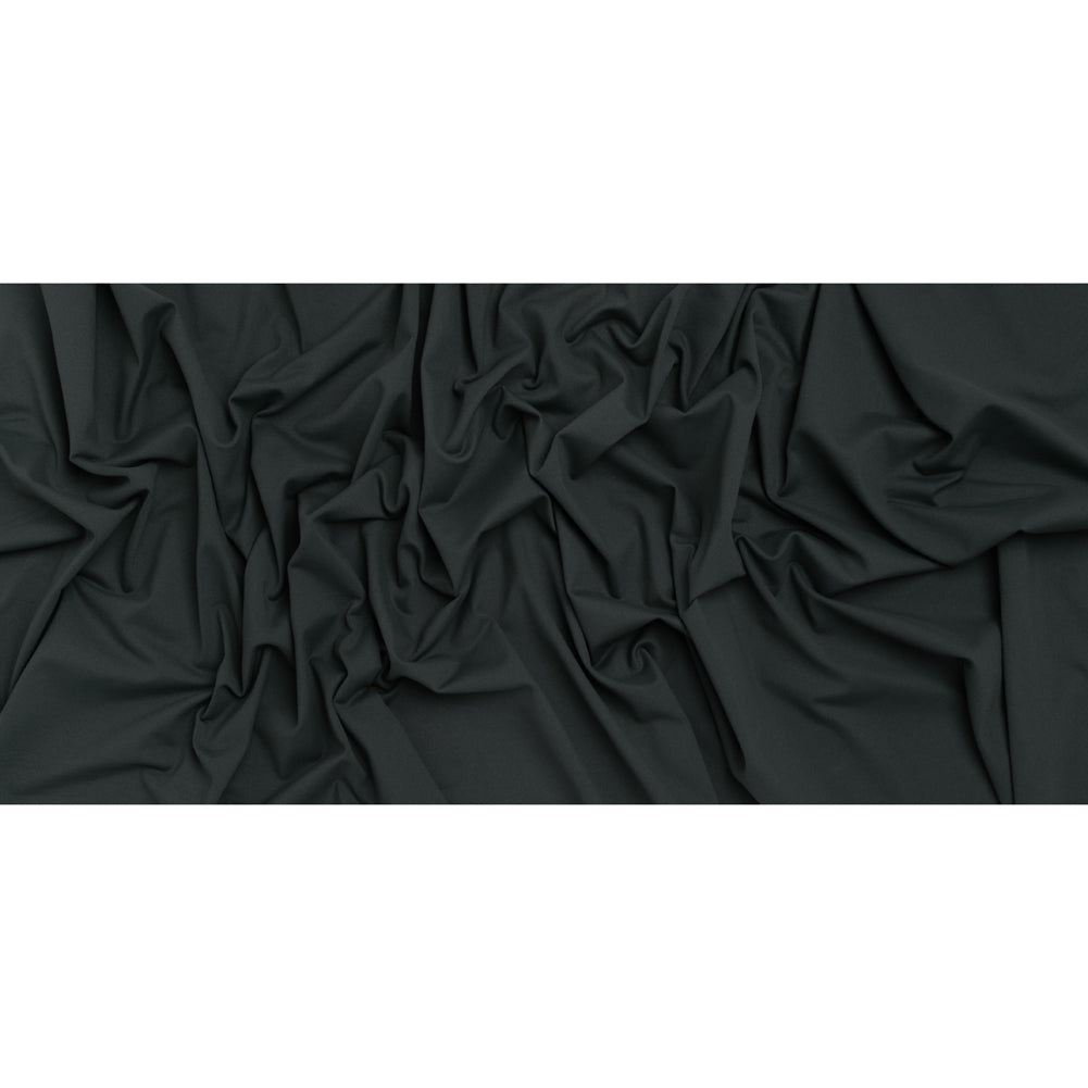 Stretch Polyester Ponte by Montce - Charcoal Gray - Designer Deadstock - Full